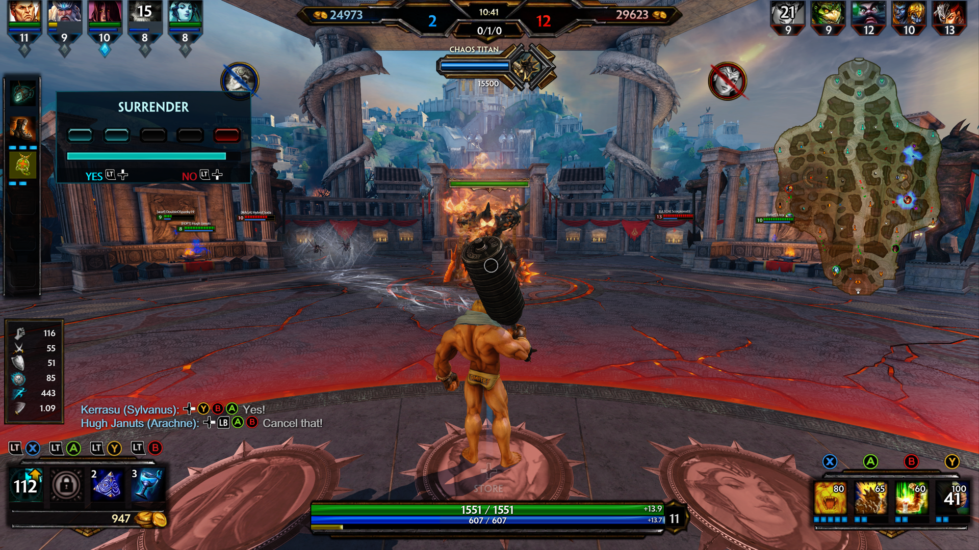 1920x1080 Smite For Xbox One X Shrunk Map Icons, Can't Find A Way To Resize