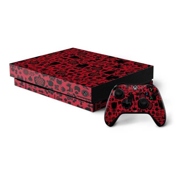 600x600 Snow White Icon Pattern Xbox One X Bundle Skin Disney Princess
