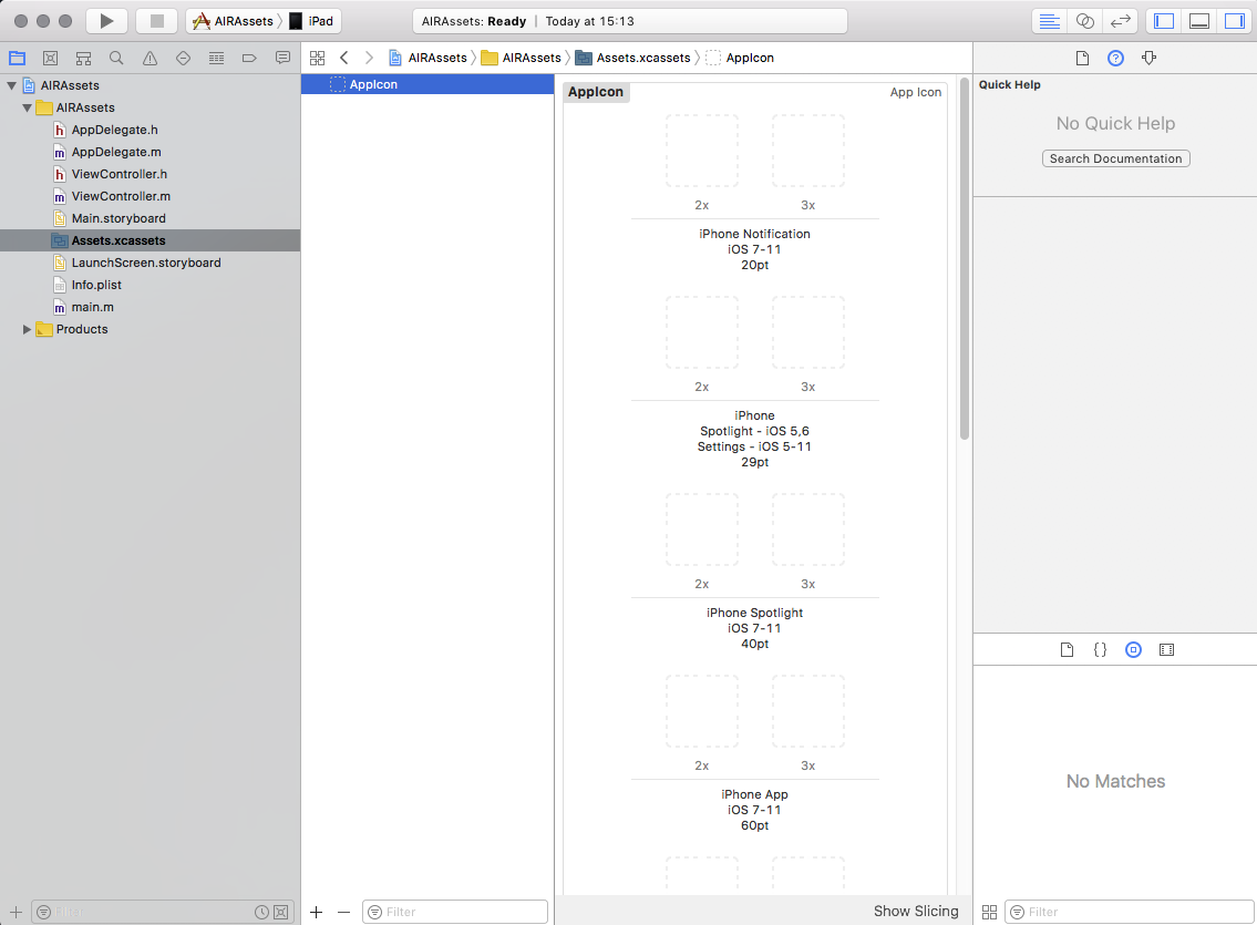 create app icon xcode