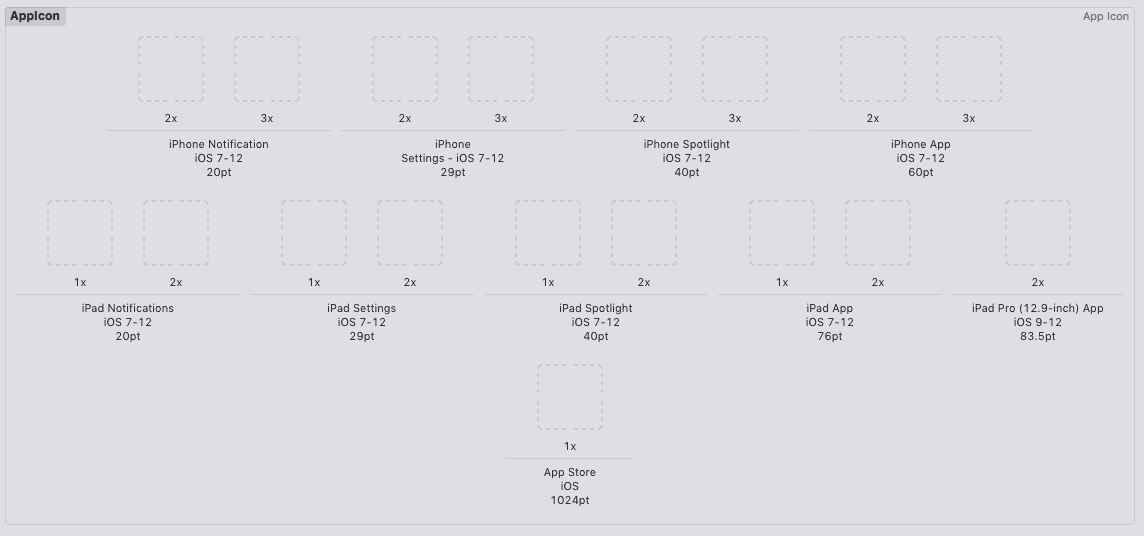 Download Xcode App Icon Sizes at Vectorified.com | Collection of ...