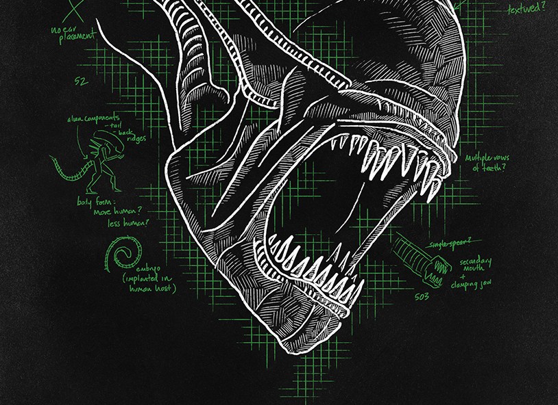 814x592 Memory The Origins Of Alien' Documentary Poster Blueprints