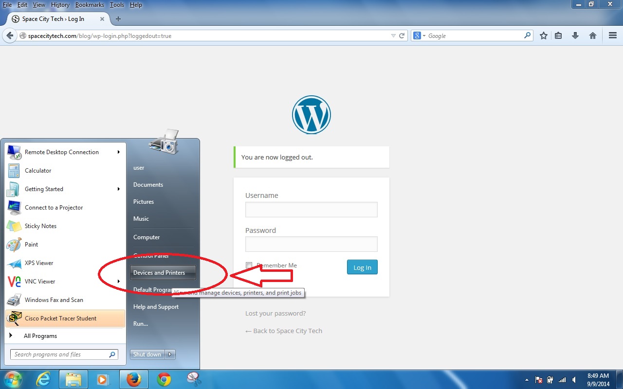 Programs username. Programs username