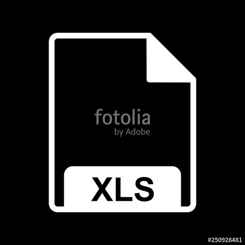 500x500 Vector Xls Icon Stock Image And Royalty Free Vector