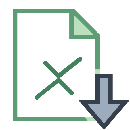 452x452 Xls Export Icon