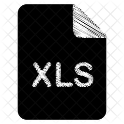 256x256 Xls Icon Of Glyph Style