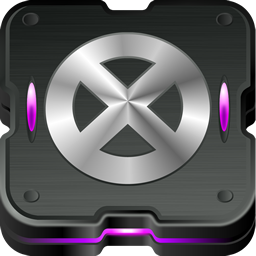 256x256 Xmen Icon Download Skrynium Black Icons Iconspedia
