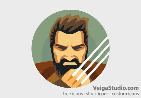 462x320 Download This Free X Men Logan Icon For Your Personal Projects