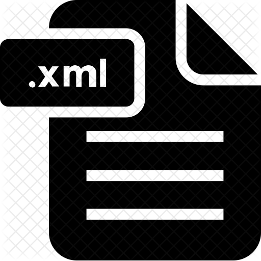 512x512 Xml Icon Of Glyph Style