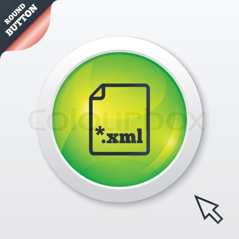 800x800 Document Icon Download Xml Stock Vector Colourbox