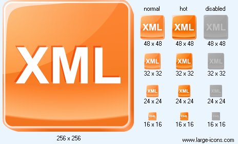 464x280 Xml Icon Image Free Social Media Icons
