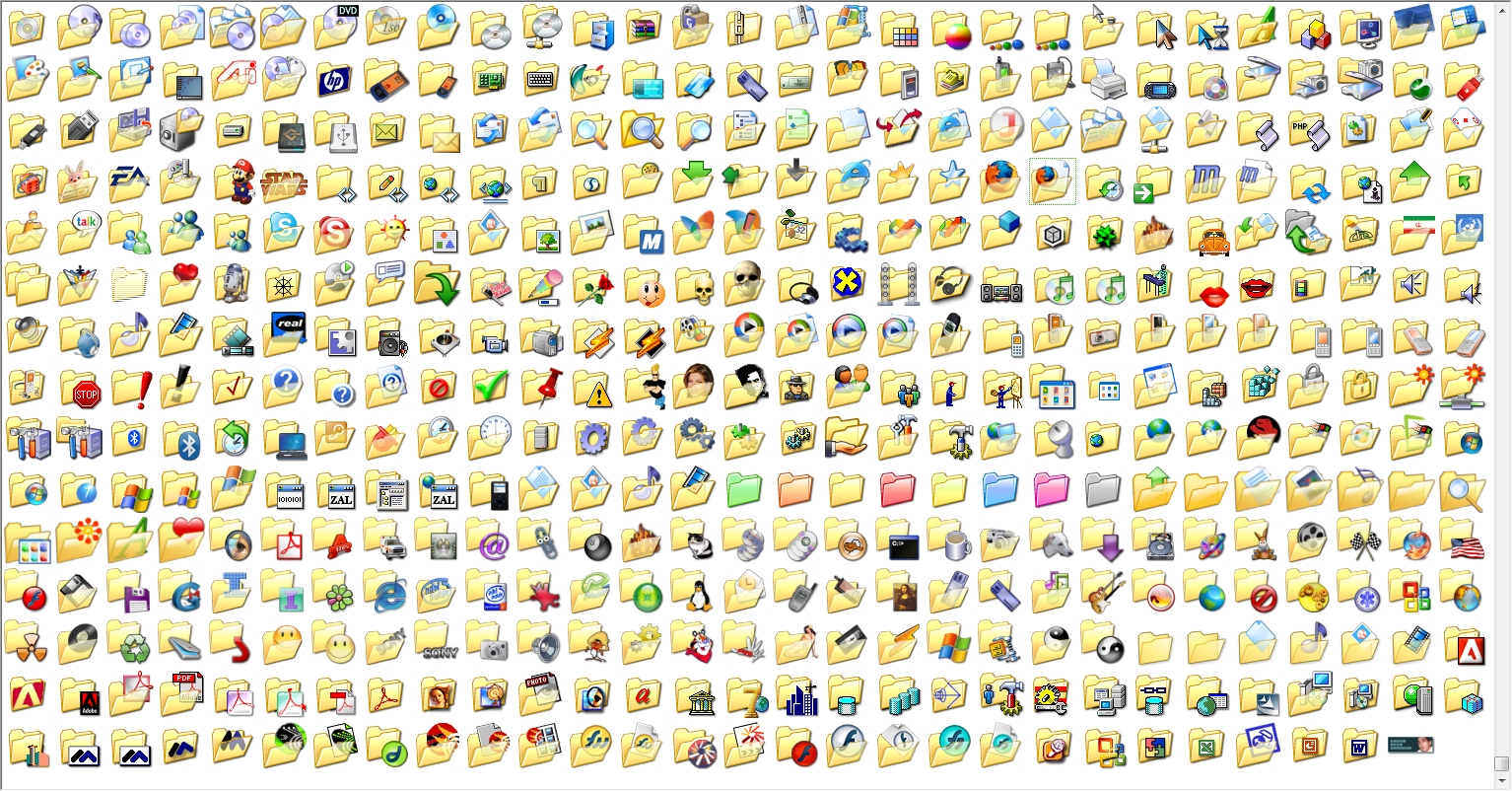 1534x802 Windows Xp Folder Icons