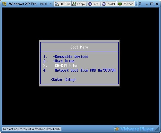 640x529 Installing Windows Xp