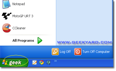 386x235 Change Text On Xp Start Button Gettips