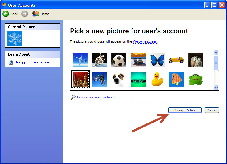 How To Change Your User Account Picture In Microsoft Windows Xp. 