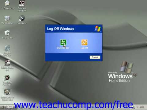 480x360 Windows Xp Tutorial Switching Users Microsoft Training Lesson