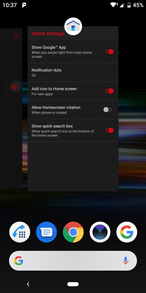 512x1024 Install Xperia Launcher On Xperia Smartphones With Android Pie