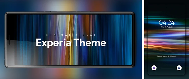 735x310 Theme Skin For Xperia