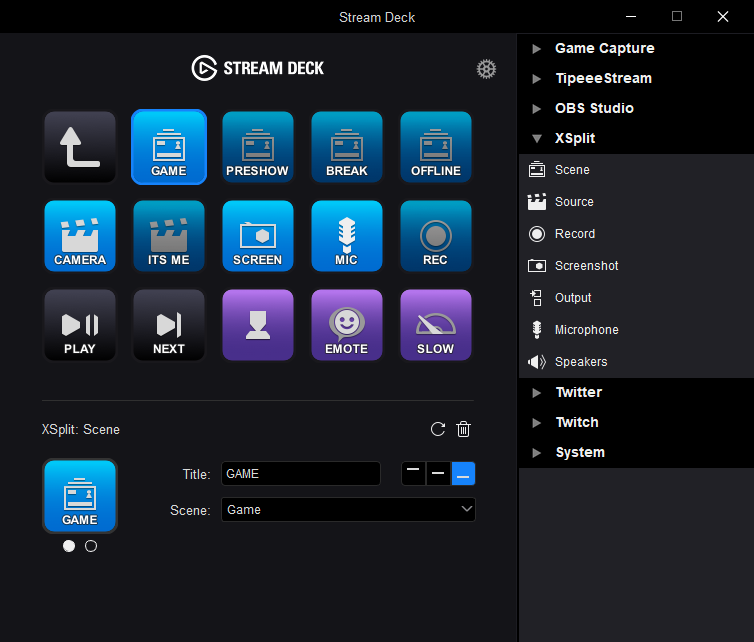 754x642 Xsplit Ptr Update Adds Elgato Stream Deck Support