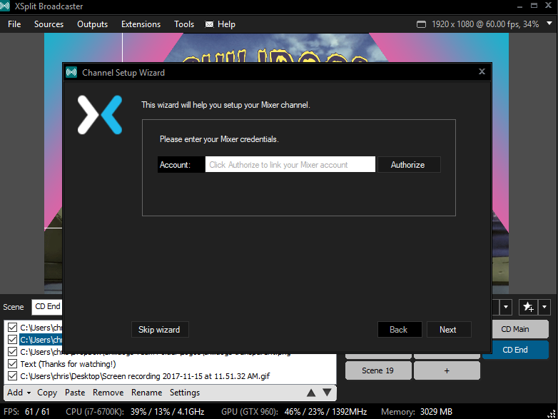 782x587 How To Stream To Mixer With Xsplit Broadcaster Xsplit Blog