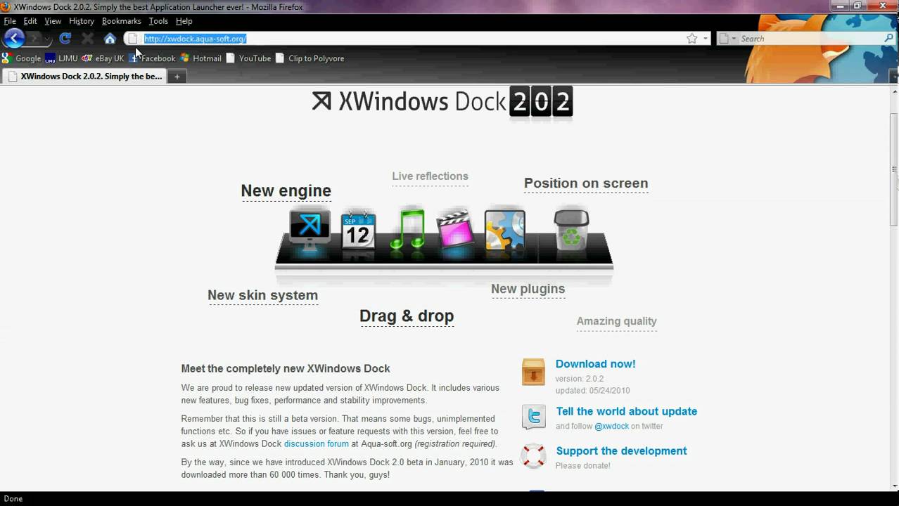 1278x720 X Windows Dock