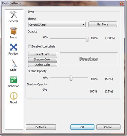 414x444 Amazing Dock Application For Windows Ultimate Tweak All Free