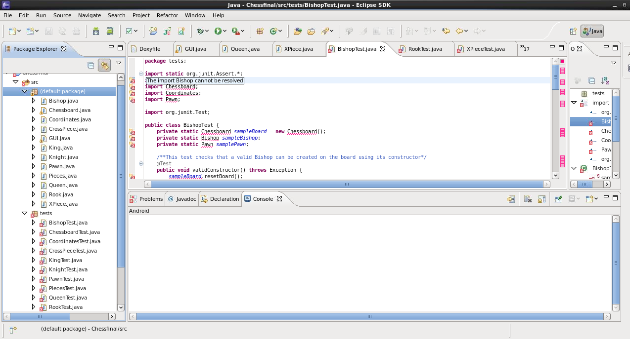 1274x687 Eclipse Trying To Split Up Test Into New Folder The Import