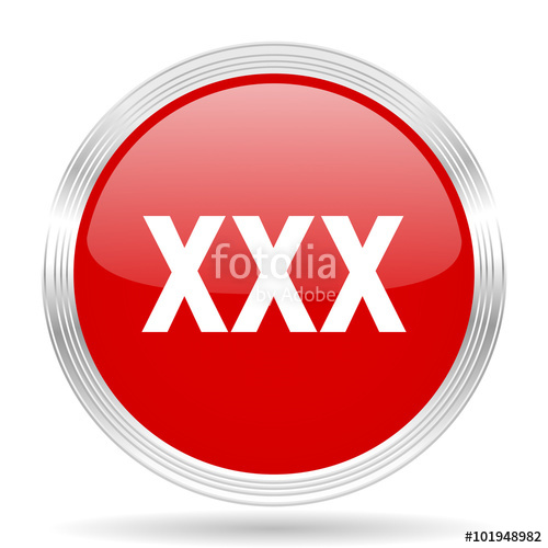 500x500 Xxx Red Glossy Circle Modern Web Icon Stock Photo And Royalty