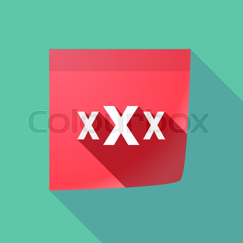 800x800 Illustration Of A Long Shadow Sticky Stock Vector Colourbox