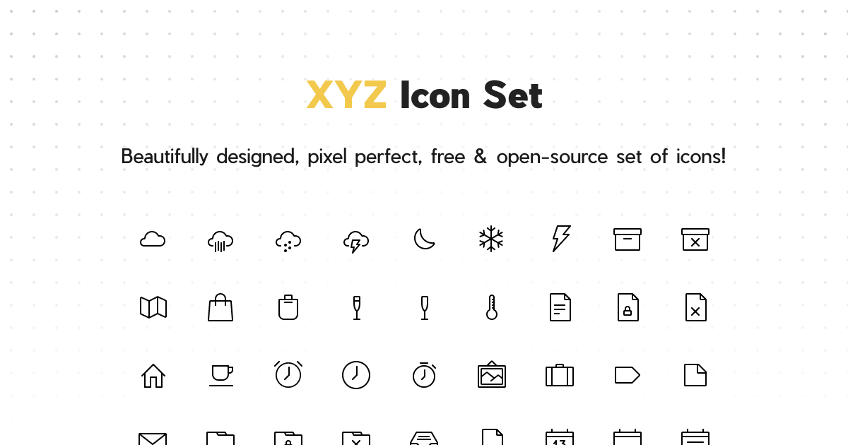 Xyz Icon Set 1200x630 Xyz Icon Set