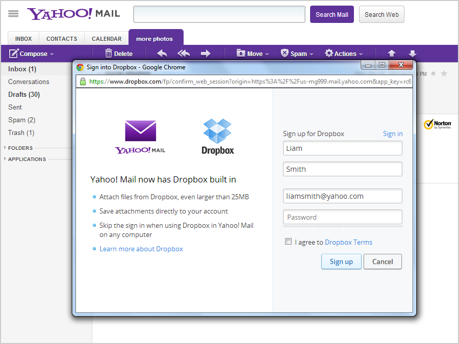 Rather Than Recreate Google Drive, Yahoo Integrates Dropbox Into 900x675 Rather Than Recreate Google Drive, Yahoo Integrates Dropbox Into