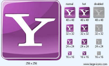 464x280 Yahoo Icon Image Free Social Media Icons