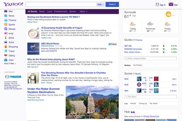 630x418 Yahoo Partners With Twitter To Further Personalize Homepage