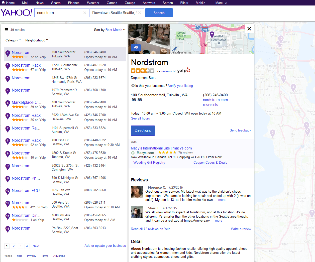 1263x1050 Yahoo Places Obtrusive Ads In Middle Of Local Knowledge Panels