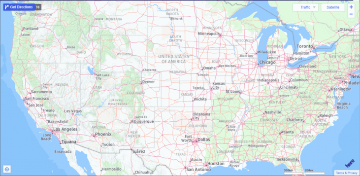 731x357 Yahoo Maps Driving Directions