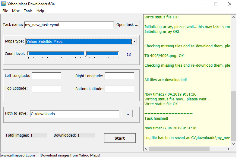 786x524 Download Allmapsoft Easy Yahoo Maps Downloader