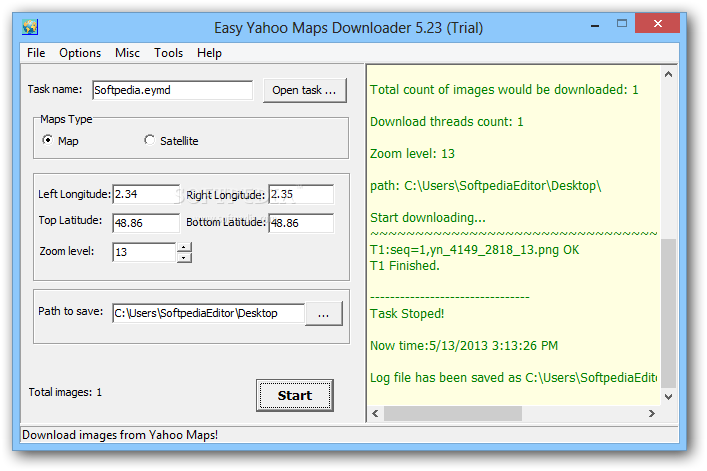 707x471 Download Easy Yahoo Maps Downloader