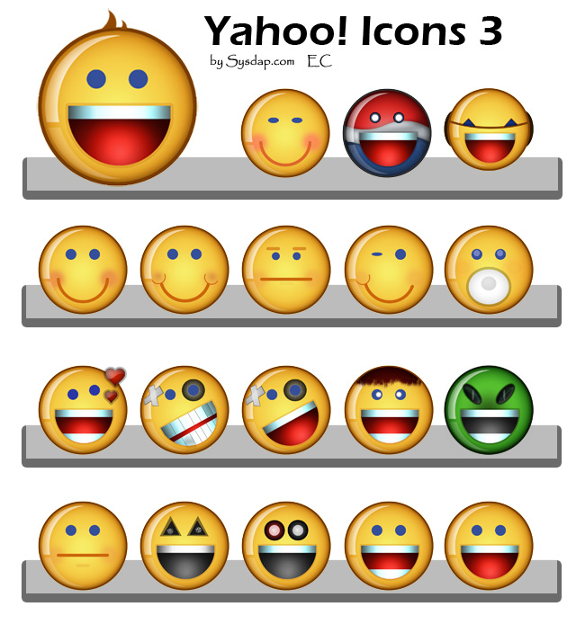 650x694 Yahoo! Emotion Icons