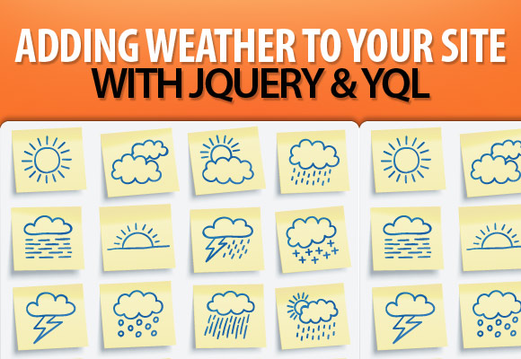 580x400 Adding Weather To Your Site With Jquery And Yql