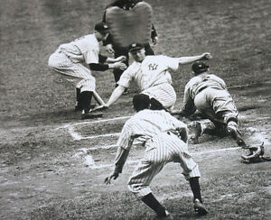 300x244 Ny Yankees Icon Lou Gehrig Slides Safely Into Home Plate In Yankee