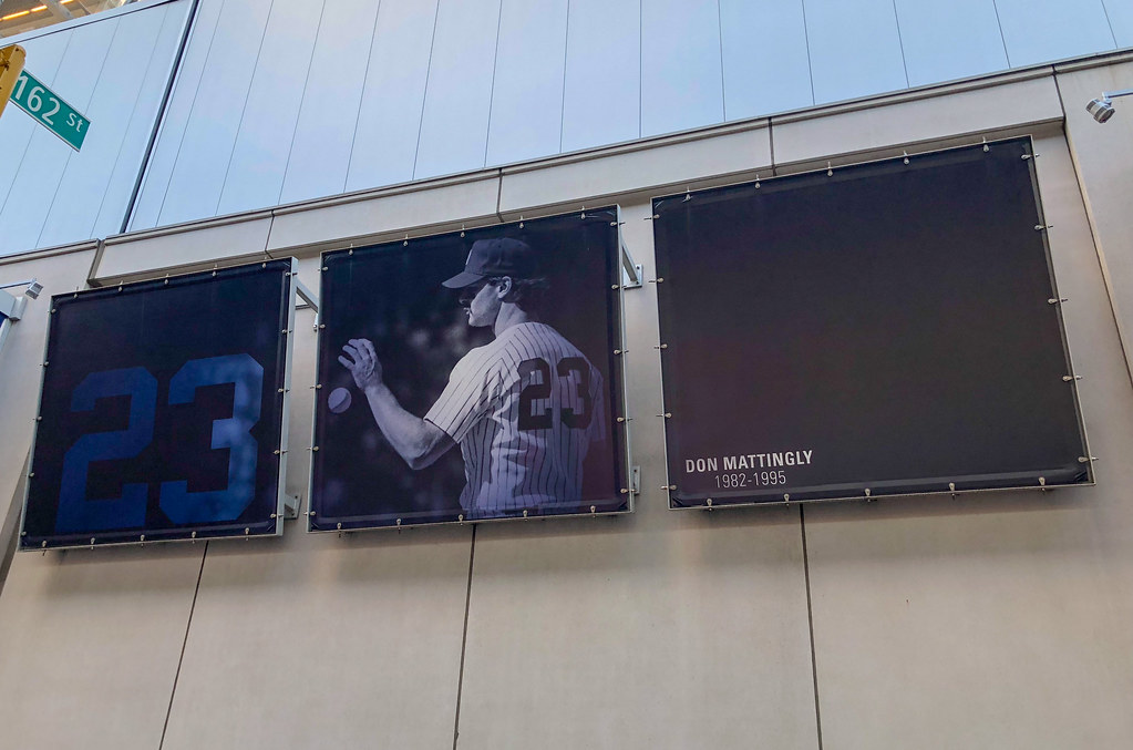 1023x677 A Poster Of Yankees Icon Don Mattingly Outside Yankee
