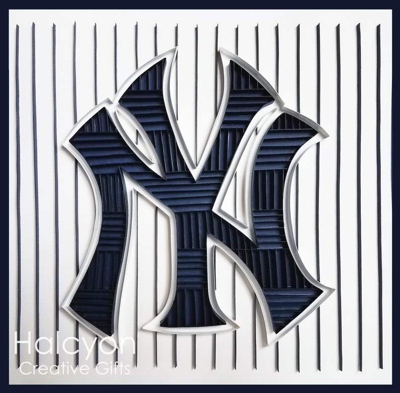 794x780 New York Yankees Logo Quilling Artwork For Major League Etsy