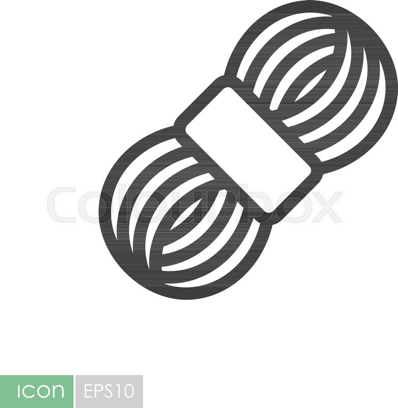 781x800 Roll Of Yarn Icon Farm Animal Sign Stock Vector Colourbox