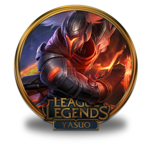 512x512 Yasuo Icon League Of Legends Gold Border Iconset