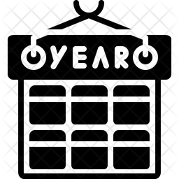 256x256 Yearbook Icon Of Glyph Style