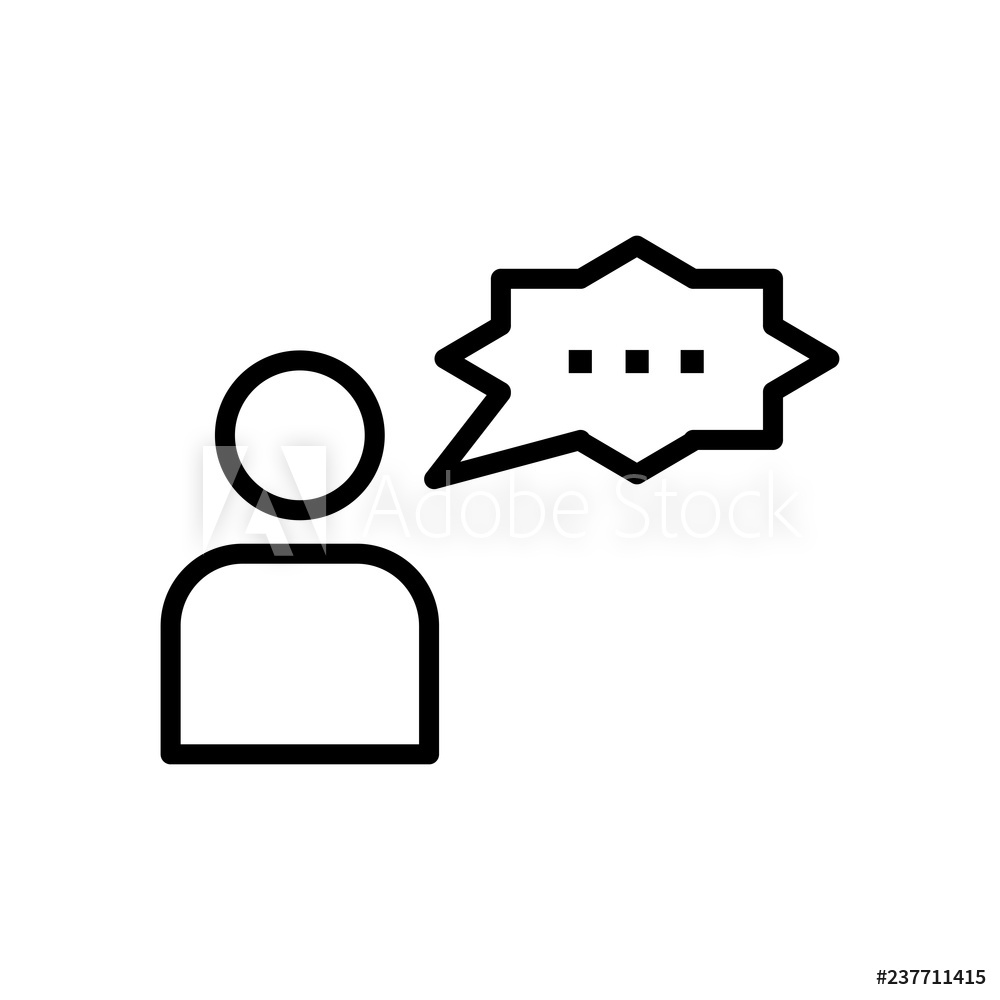 1000x1000 Photo Art Print Yelling Vector Icon Europosters