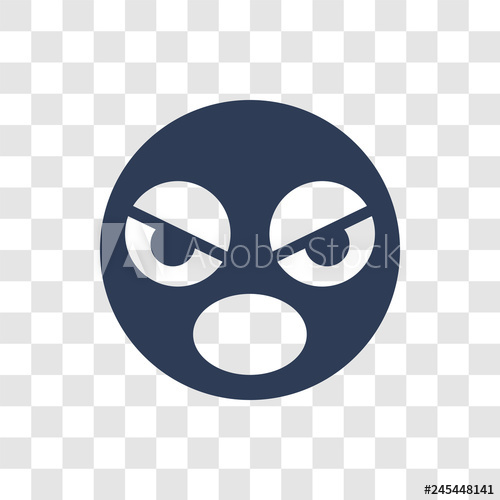 500x500 Yelling Emoji Icon Vector