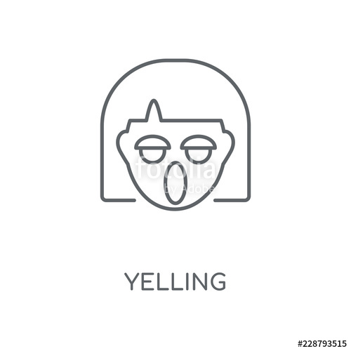 500x500 Yelling Icon Stock Image And Royalty Free Vector On Fotolia
