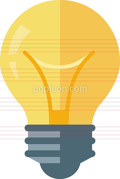 400x596 Yellow Light Bulb Icon