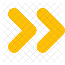 256x256 Double Arrow Icon Of Flat Style