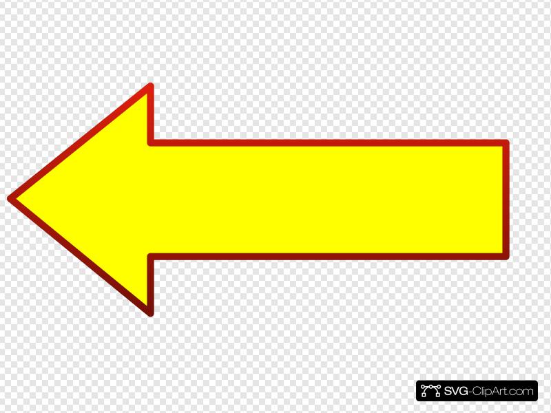 800x600 Red Yellow Arrow Clip Art, Icon